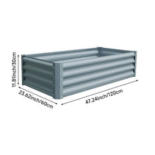 Load image into Gallery viewer, Outdoor Galvanized Steel Garden Bed
