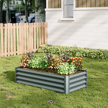 Load image into Gallery viewer, Outdoor Galvanized Steel Garden Bed
