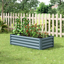 Load image into Gallery viewer, Outdoor Galvanized Steel Garden Bed
