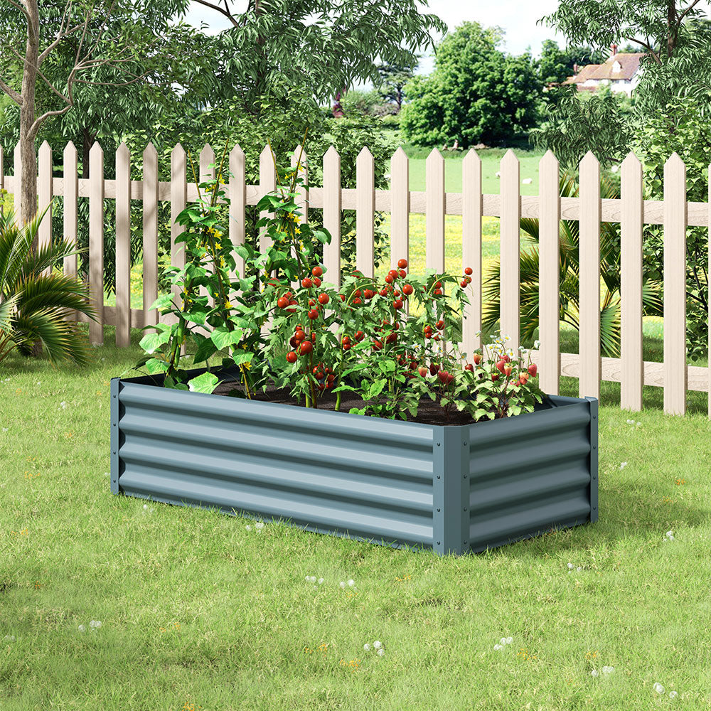 Outdoor Galvanized Steel Garden Bed