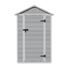 Load image into Gallery viewer, Garden Plastic Storage Shed with Lockable Hinged Door
