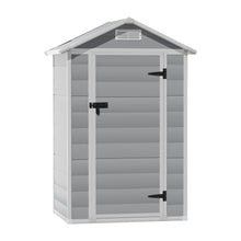 Load image into Gallery viewer, Garden Plastic Storage Shed with Lockable Hinged Door
