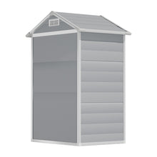 Load image into Gallery viewer, Garden Plastic Storage Shed with Lockable Hinged Door
