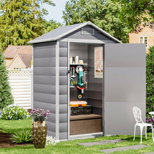 Load image into Gallery viewer, Garden Plastic Storage Shed with Lockable Hinged Door
