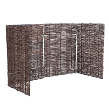 Load image into Gallery viewer, Trash Can Fence Wicker Privacy Fence
