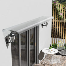 Load image into Gallery viewer, Frosted Window Door Awning Canopy 40cm Arc Patio Awnings Living and Home 
