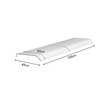 Load image into Gallery viewer, Frosted Window Door Awning Canopy 50cm Arc Length Living and Home 120 cm 
