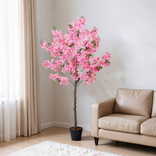 Load image into Gallery viewer, Artificial Cherry Blossom Tree in Pot for Decoration
