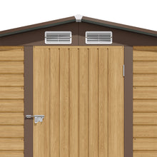 Load image into Gallery viewer, Outdoor Galvanized Steel Tawny Storage Shed
