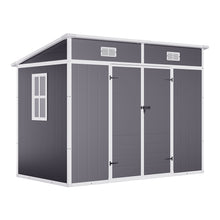 Load image into Gallery viewer, 8x4FT Outdoor Plastic Garden Storage Shed
