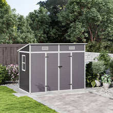 Load image into Gallery viewer, Outdoor Plastic Garden Storage Shed
