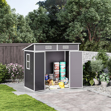 Load image into Gallery viewer, 6x4FT Outdoor Plastic Garden Storage Shed
