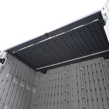Load image into Gallery viewer, 4 x 2ft Outdoor Resin Large Storage Shed with Lockable Door
