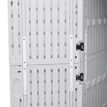 Load image into Gallery viewer, 4 x 2ft Outdoor Resin Large Storage Shed with Lockable Door
