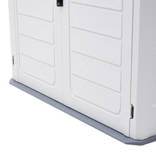 Load image into Gallery viewer, 4 x 2ft Outdoor Resin Large Storage Shed with Lockable Door
