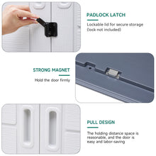 Load image into Gallery viewer, 4 x 2ft Outdoor Resin Large Storage Shed with Lockable Door
