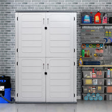 Load image into Gallery viewer, 4 x 2ft Outdoor Resin Large Storage Shed with Lockable Door
