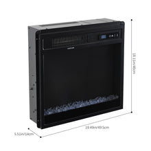 Load image into Gallery viewer, Freestanding TV Stand Entertainment Center with 18" Fireplace
