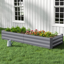 Load image into Gallery viewer, Outdoor Rectangular Metal Raised Garden Bed
