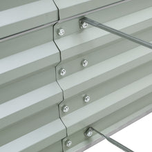 Load image into Gallery viewer, Silver Metal Rectangular Raised Garden Bed
