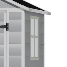 Load image into Gallery viewer, 4X3FT Apex Roof Garden Shed Outdoor Storage House
