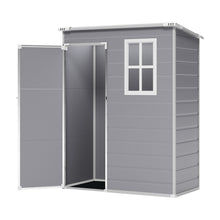 Load image into Gallery viewer, 5X3FT Garden Plastic Storage Shed with Lockable Door
