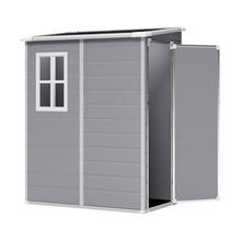Load image into Gallery viewer, 5X4FT Garden Plastic Storage Shed with Lockable Door
