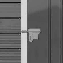 Load image into Gallery viewer, 4 x 6FT Outdoor Metal Pent Roof Garden Storage Shed
