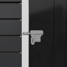 Load image into Gallery viewer, 4 x 6FT Outdoor Metal Pent Roof Garden Storage Shed
