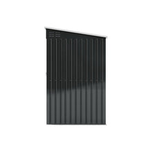 Load image into Gallery viewer, 7X4FT Outdoor Metal Garden Storage Shed with Window and vents
