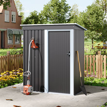 Load image into Gallery viewer, 5 x 3 FT Outdoor Metal Storage Shed with Lockable Door
