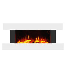 Load image into Gallery viewer, 52 Inch Electric Wall Mounted FirePlace H Shape 2kW Heating Fireplace Remote control Fireplace Suites Living and Home 
