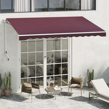 Load image into Gallery viewer, Outdoor Retractable Patio Awning Canopy for Window and Door Patio Awnings Living and Home 
