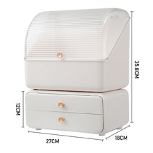 Load image into Gallery viewer, Dustproof Desktop Makeup Organizer with Drawers
