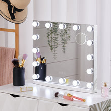 Load image into Gallery viewer, Rectangle Hollywood LED Lighted Cosmetic Mirror
