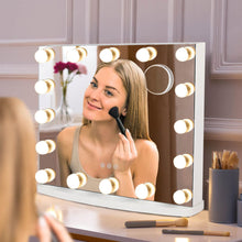 Load image into Gallery viewer, Rectangle Hollywood LED Lighted Cosmetic Mirror

