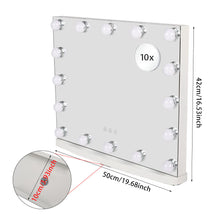 Load image into Gallery viewer, Rectangle Hollywood LED Lighted Cosmetic Mirror
