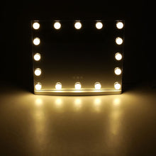 Load image into Gallery viewer, 50cm W Rectangle Hollywood LED Lighted Cosmetic Mirror LED Make Up Mirrors Living and Home 
