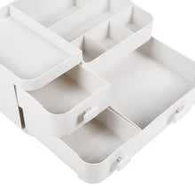 Load image into Gallery viewer, White Plastic Makeup Drawer Organizer
