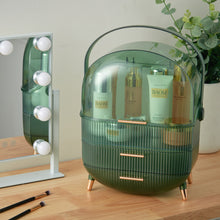 Load image into Gallery viewer, Tabletop Dustproof Makeup Storage Organiser with 2 Drawers
