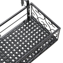 Load image into Gallery viewer, Hanging Railing Planter Flower Pot Holder
