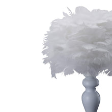 Load image into Gallery viewer, Accent Feather Table Lamp with LED Light
