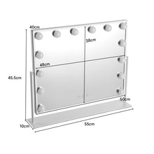 Load image into Gallery viewer, Makeup Mirror with LED Lights and 3 Colour Modes
