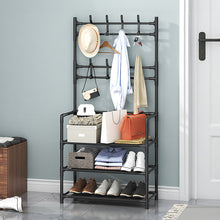 Load image into Gallery viewer, Freestanding Coat Rack with Shelves
