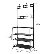 Load image into Gallery viewer, Freestanding Coat Rack with Shelves
