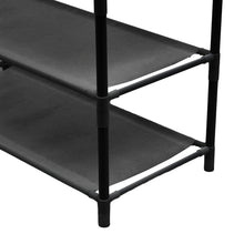 Load image into Gallery viewer, Entryway 4 Tier Shoe Rack with Coat Hanger
