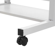 Load image into Gallery viewer, Height Adjustable Mobile Overbed Table with Wheels
