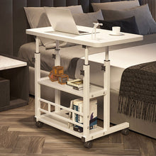 Load image into Gallery viewer, Height Adjustable Mobile Overbed Table with Wheels
