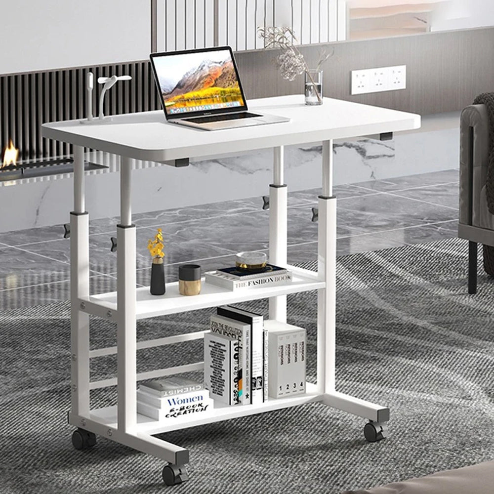 Height Adjustable Mobile Overbed Table with Wheels – sorangLtd