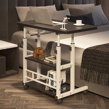 Load image into Gallery viewer, Height Adjustable Mobile Overbed Table with Wheels
